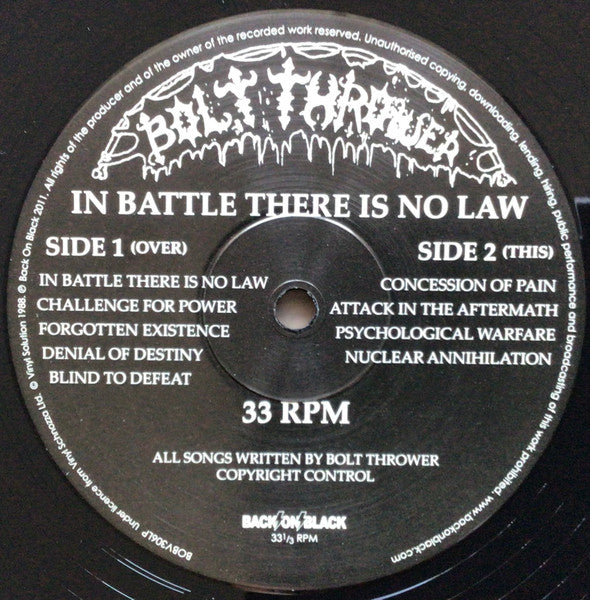 In Battle There Is No Law! - secondary