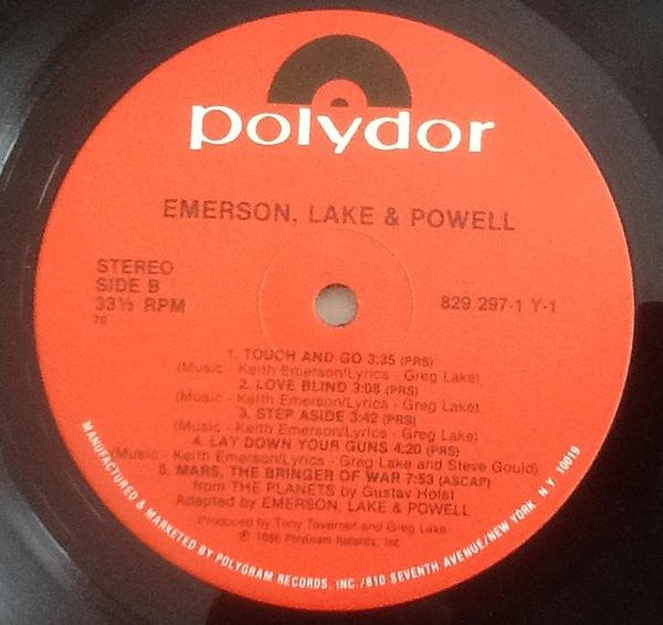 Emerson, Lake & Powell - secondary