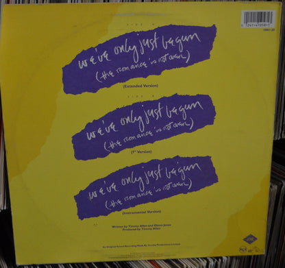 We've Only Just Begun (The Romance Is Not Over) - secondary