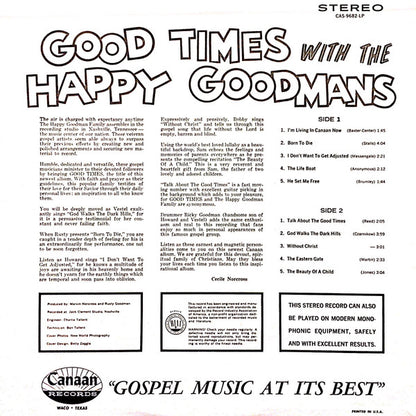 Good Times With The Happy Goodmans - secondary