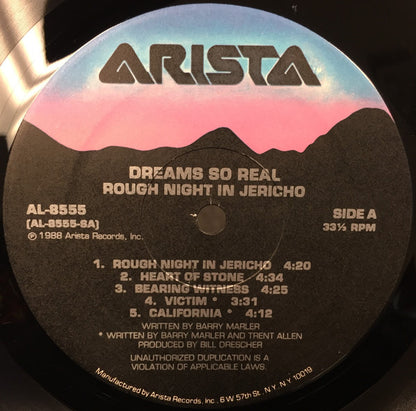 Dreams So Real - Rough Night In Jericho