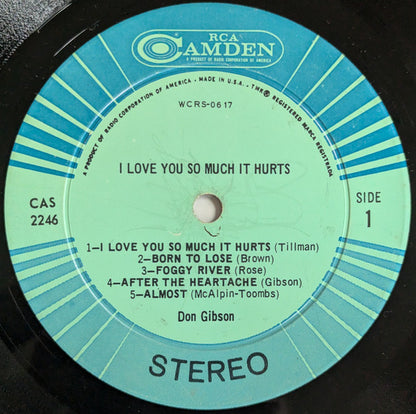Don Gibson - I Love You So Much It Hurts
