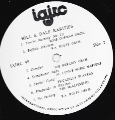 Hill & Dale Rarities - A Brief History Of Edison Recordings - secondary