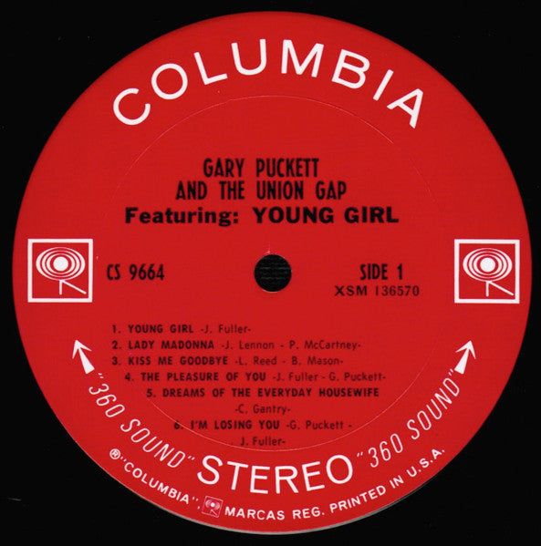 Gary Puckett And The Union Gap Featuring "Young Girl" - secondary
