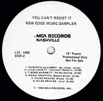 You Can't Resist It: New Edge Music Sampler - secondary
