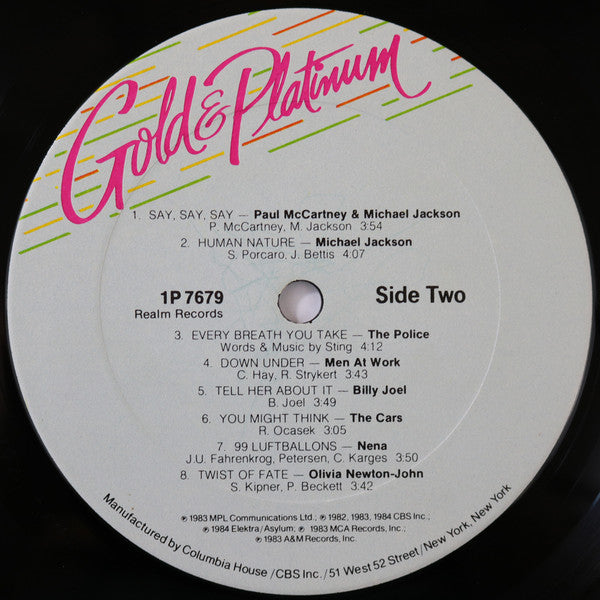 Gold & Platinum - secondary