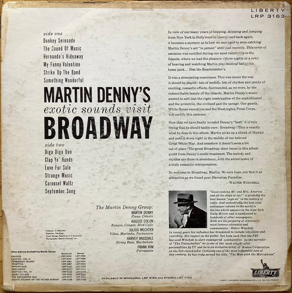 Martin Denny - Exotic Sounds Visit Broadway