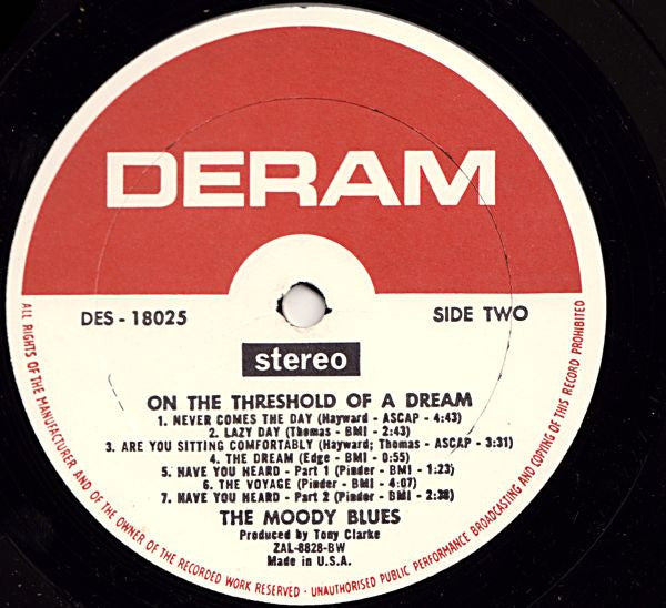 On The Threshold Of A Dream - secondary