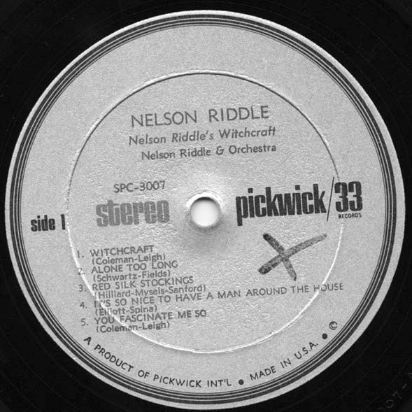 Nelson Riddle And His Orchestra - Witchcraft!