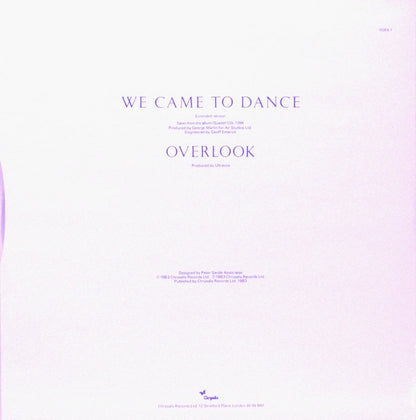 We Came To Dance - secondary