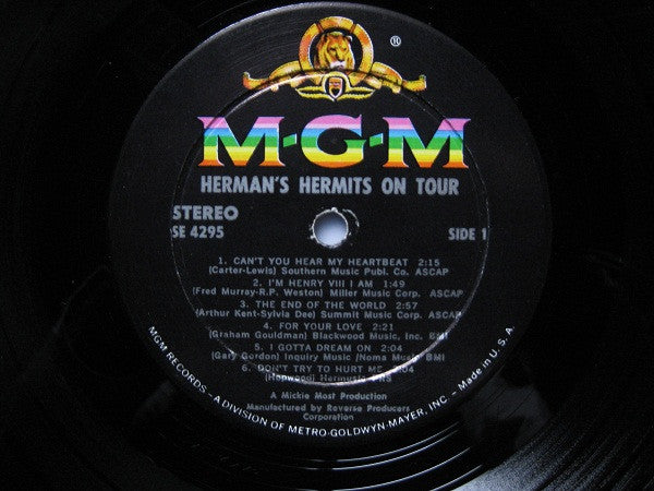 Their Second Album! Herman's Hermits On Tour - secondary