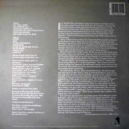 Steve Forbert - Little Stevie Orbit