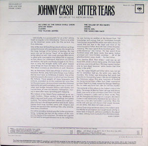 Johnny Cash - Bitter Tears - Ballads Of The American Indian