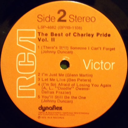 The Best Of Charley Pride Vol. II - secondary