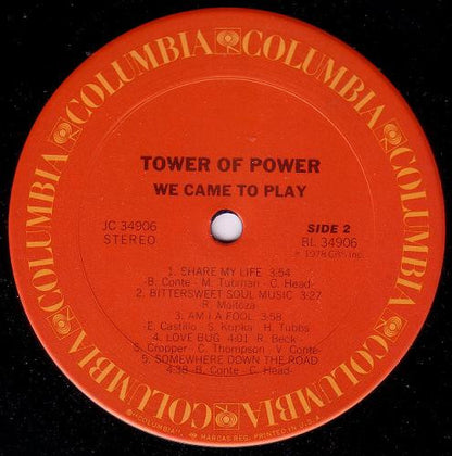 Tower Of Power - We Came To Play