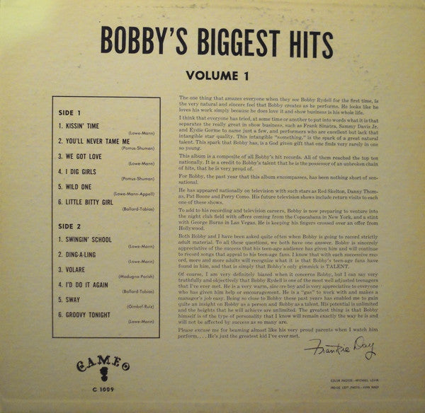 Bobby Rydell - Bobby's Biggest Hits