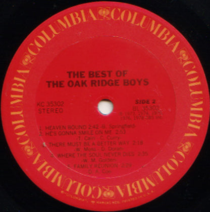 The Best Of The Oak Ridge Boys - secondary