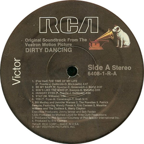 Dirty Dancing (Original Soundtrack From The Vestron Motion Picture)  - secondary
