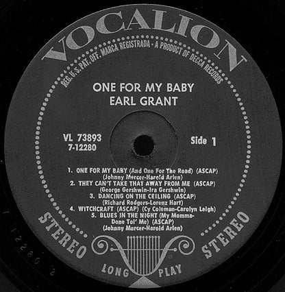 Earl Grant - One For My Baby