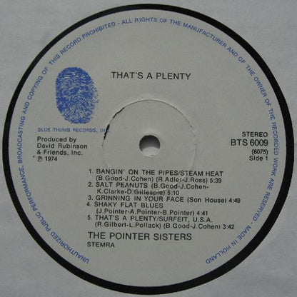 Pointer Sisters - That's A Plenty