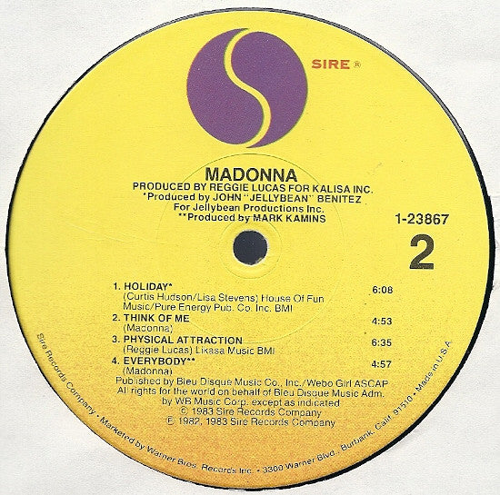 Madonna - secondary