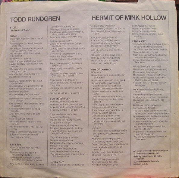 Hermit Of Mink Hollow - secondary