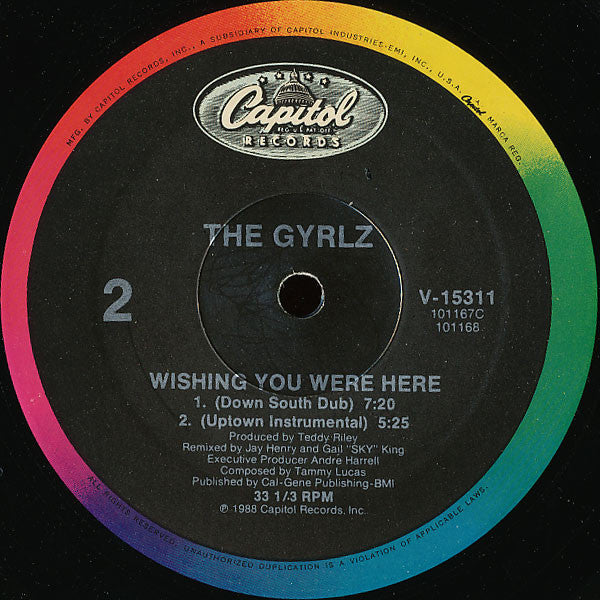 12": The Gyrlz - Wishing You Were Here