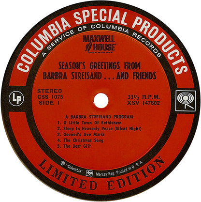 Season's Greetings From Barbra Streisand...And Friends - secondary
