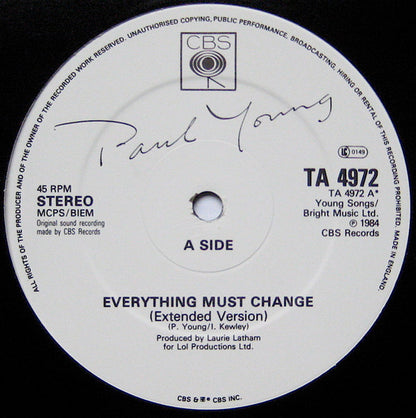 Everything Must Change (Special Extended Mix) - secondary