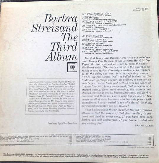 Barbra Streisand - The Third Album