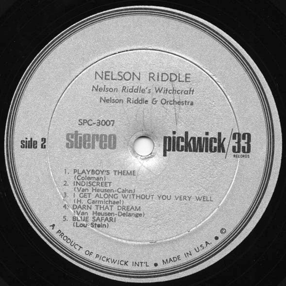 Nelson Riddle And His Orchestra - Witchcraft!