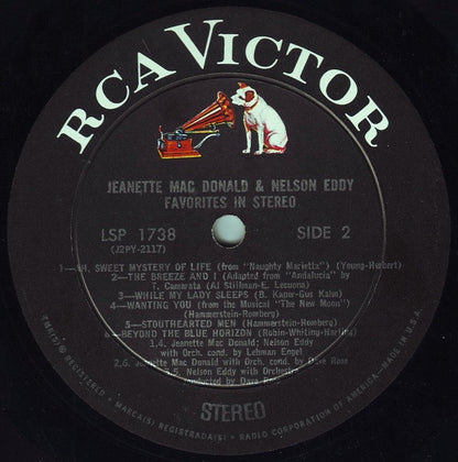 Jeanette MacDonald, Nelson Eddy - Favorites In Stereo