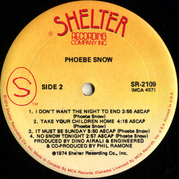 Phoebe Snow - secondary