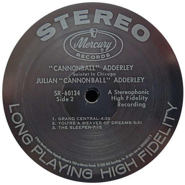 Cannonball Adderley Quintet In Chicago - secondary