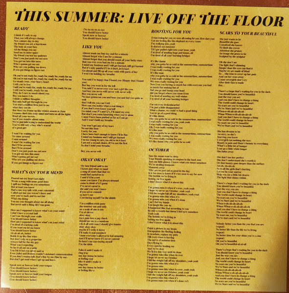 This Summer: Live Off The Floor - secondary