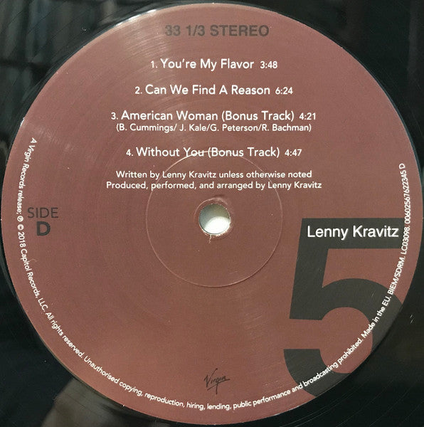 Lenny Kravitz - 5 – Five Buck Bin