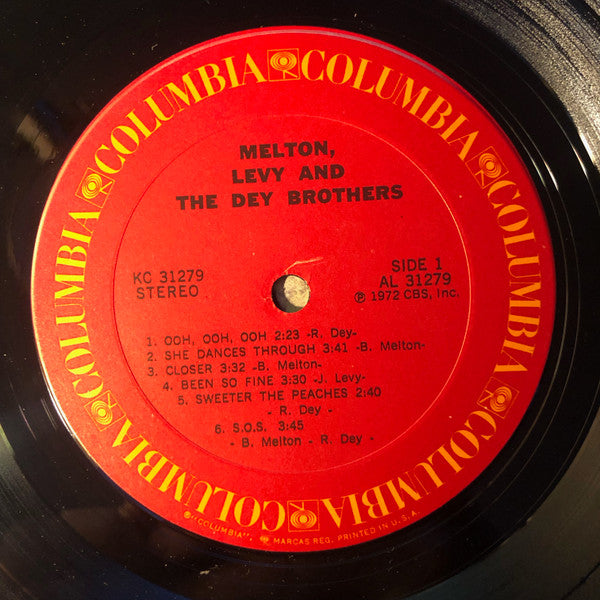 Barry Melton, Jay Levy, The Dey Brothers - Melton, Levy & The Dey Bros.