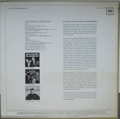 Steve Lawrence's Greatest Hits - secondary
