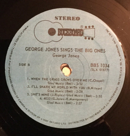 George Jones - George Jones Sings The Big Ones