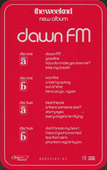 Dawn FM - secondary