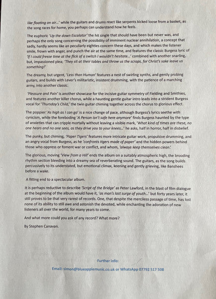 Script Of The Bridge  - secondary