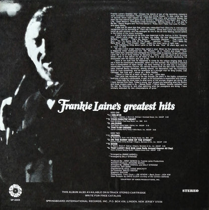 Frankie Laine - Frankie Laine's Greatest Hits