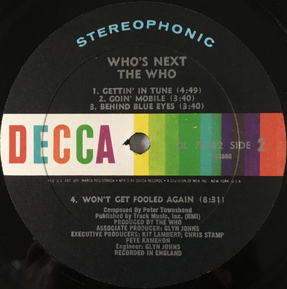 Who's Next - secondary