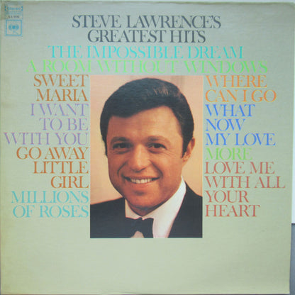 Steve Lawrence's Greatest Hits - secondary