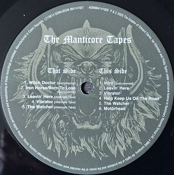The Manticore Tapes - secondary
