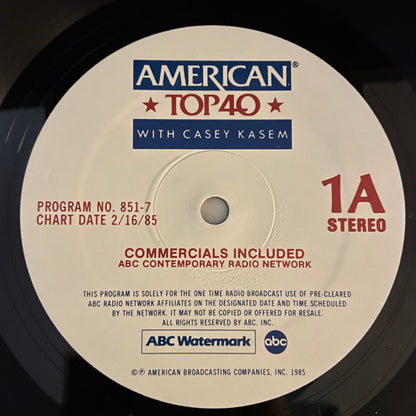 American Top 40 With Casey Kasem 2/16/85 - secondary