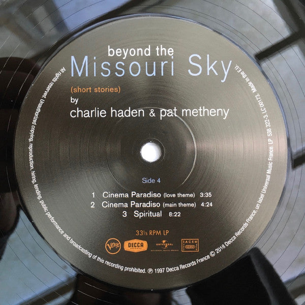 Charlie Haden, Pat Metheny - Beyond The Missouri Sky (Short