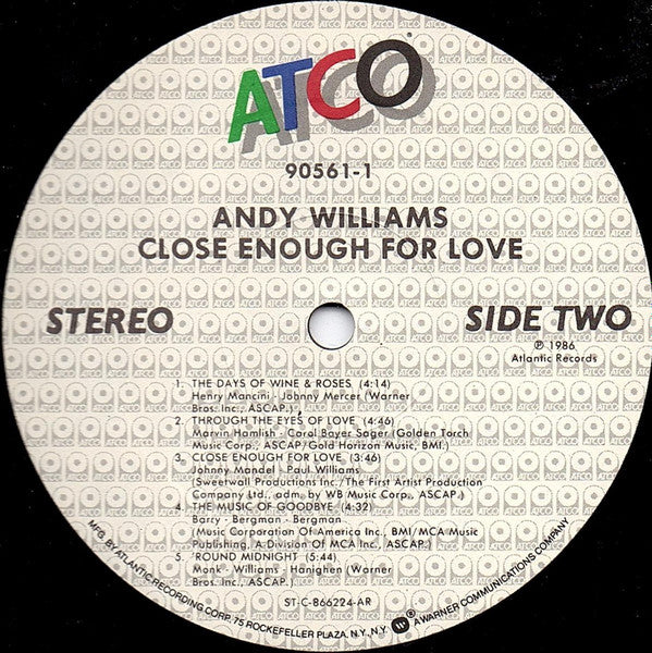 Close Enough For Love - secondary