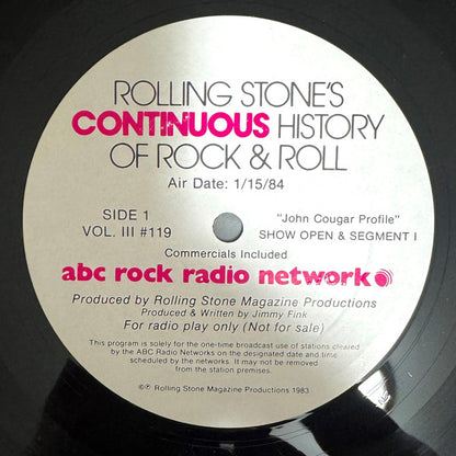 Rolling Stone's Continuous History Of Rock & Roll: Show #119 "John Cougar Profile" - primary