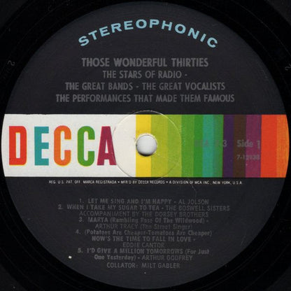 Those Wonderful Thirties - secondary